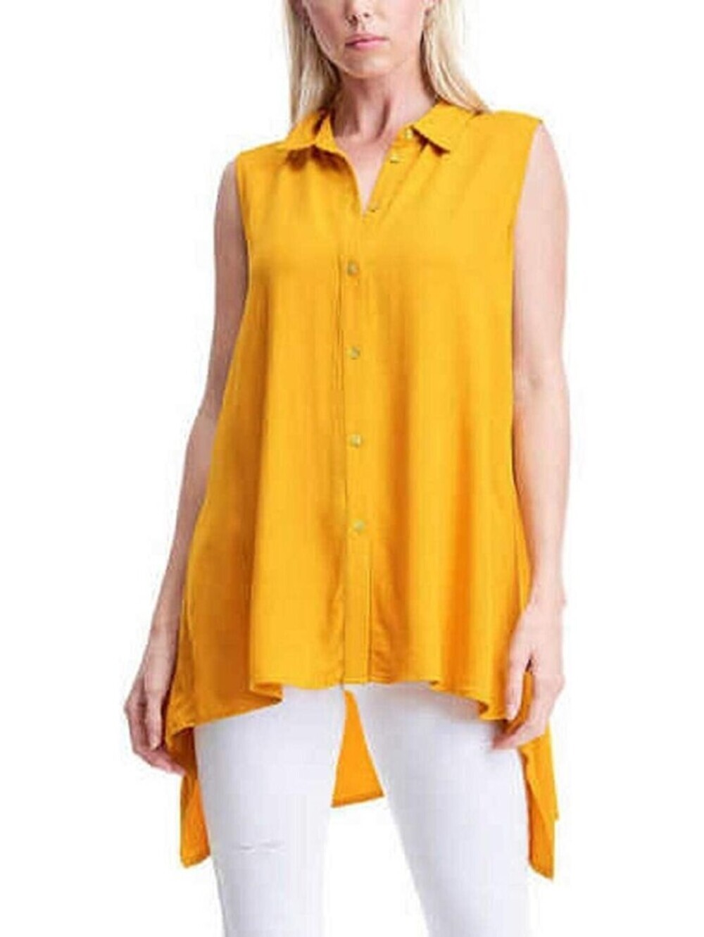 Fever Womens Sleeveless Blouse Shirt Top Size 2XL
